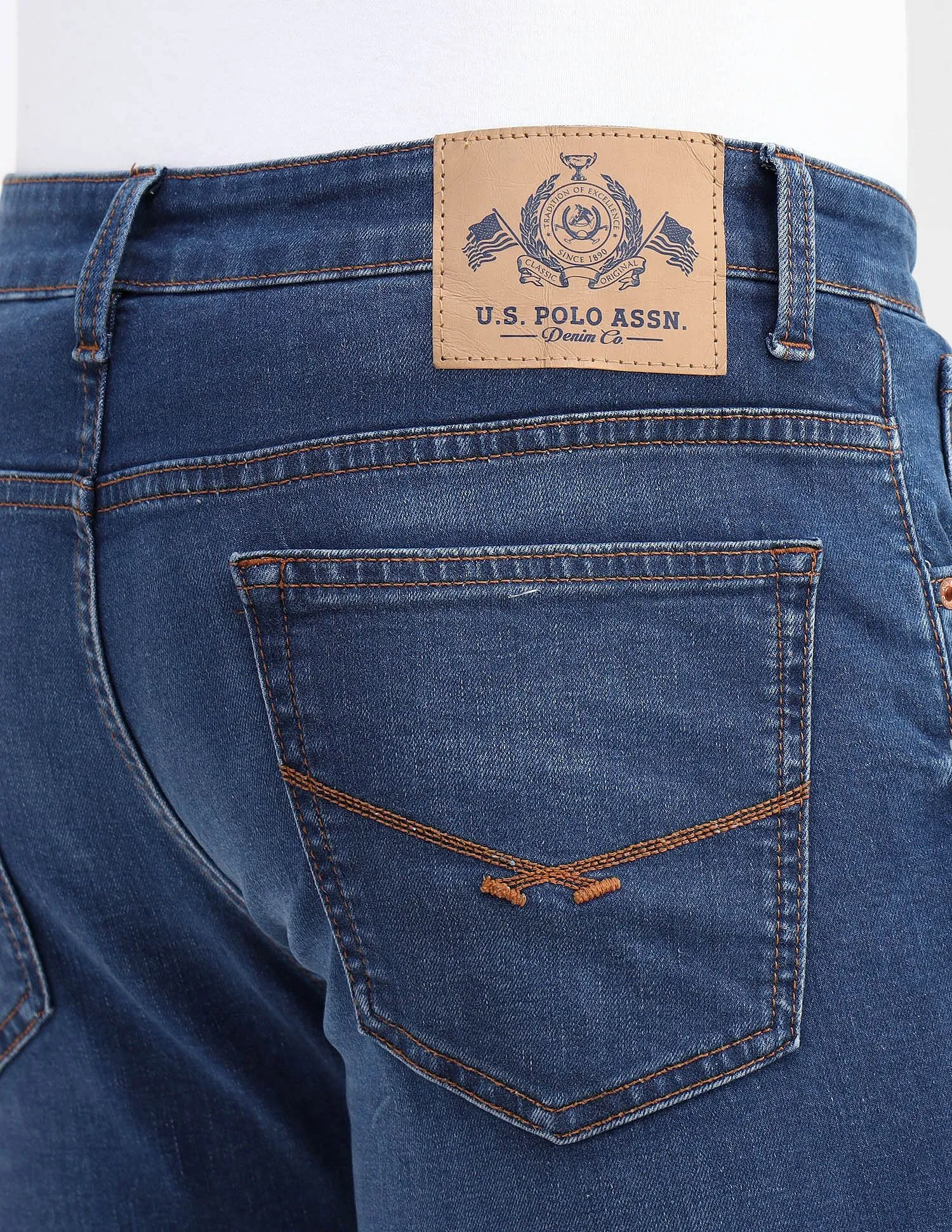 U.S. Polo Assn. Denim Co. Brandon Slim Tapered Fit Blue Jeans