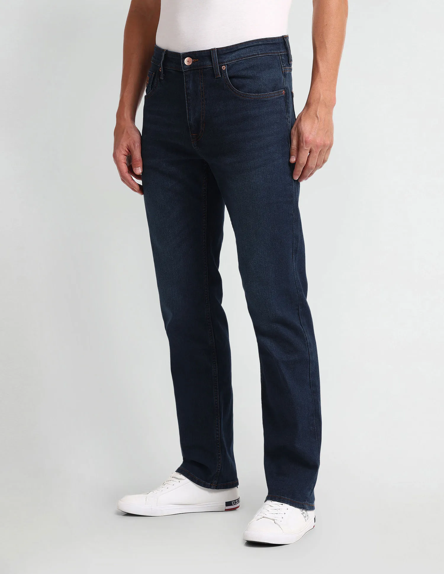 U.S. Polo Assn. Denim Co. Harold Slim Straight Blue Jeans