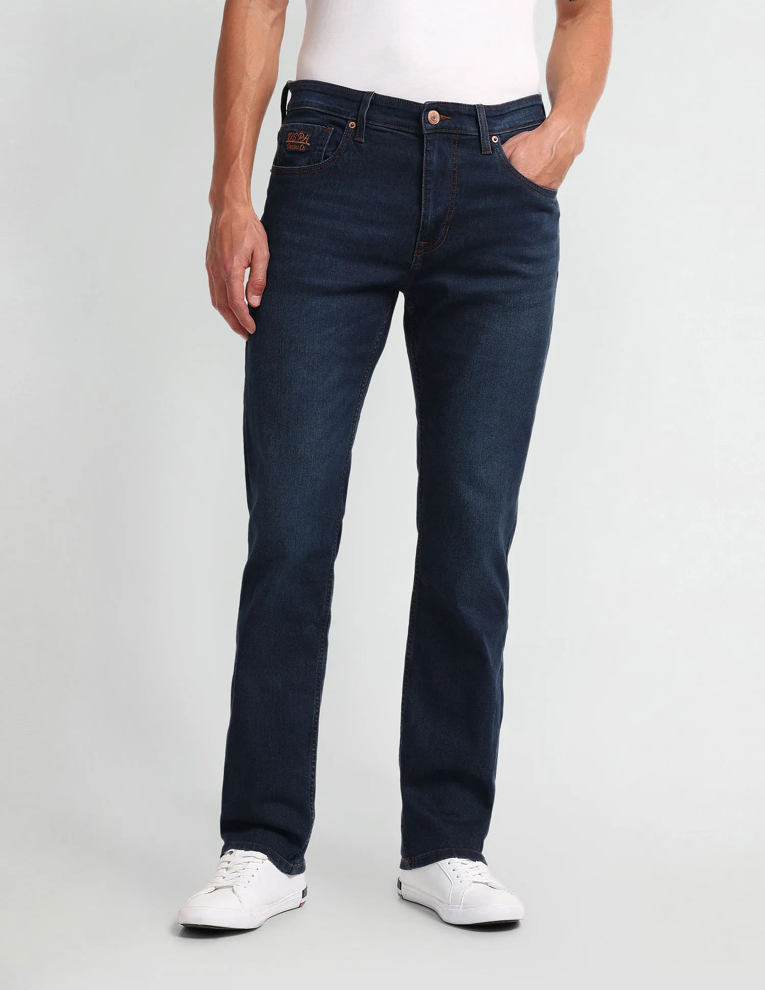 U.S. Polo Assn. Denim Co. Harold Slim Straight Blue Jeans