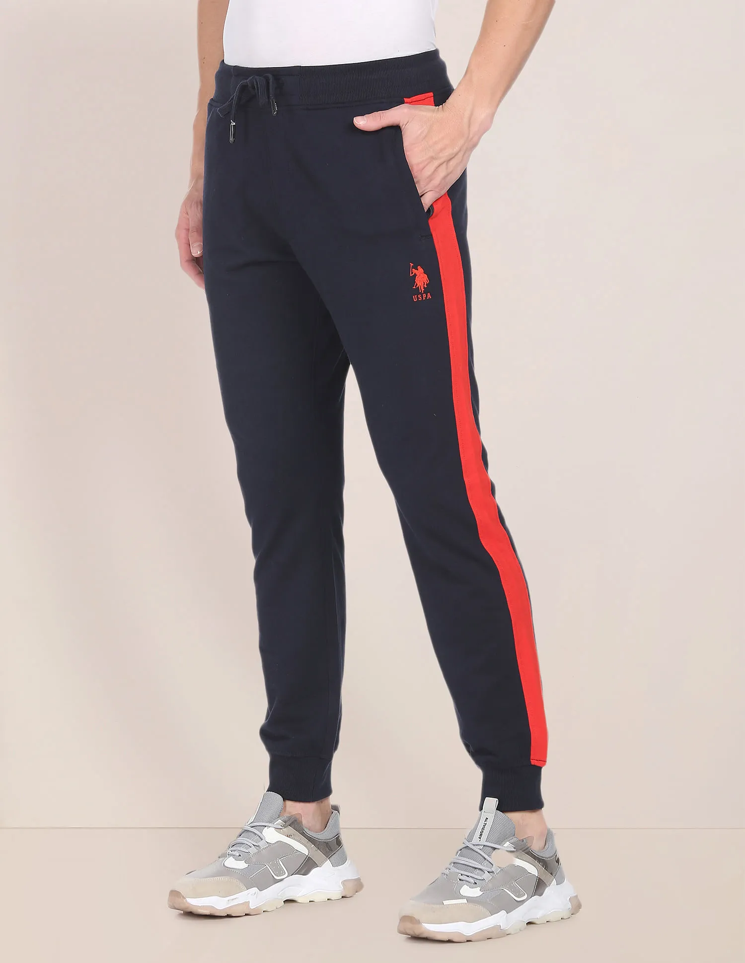 U.S. Polo Assn. Mid Rise Solid Joggers