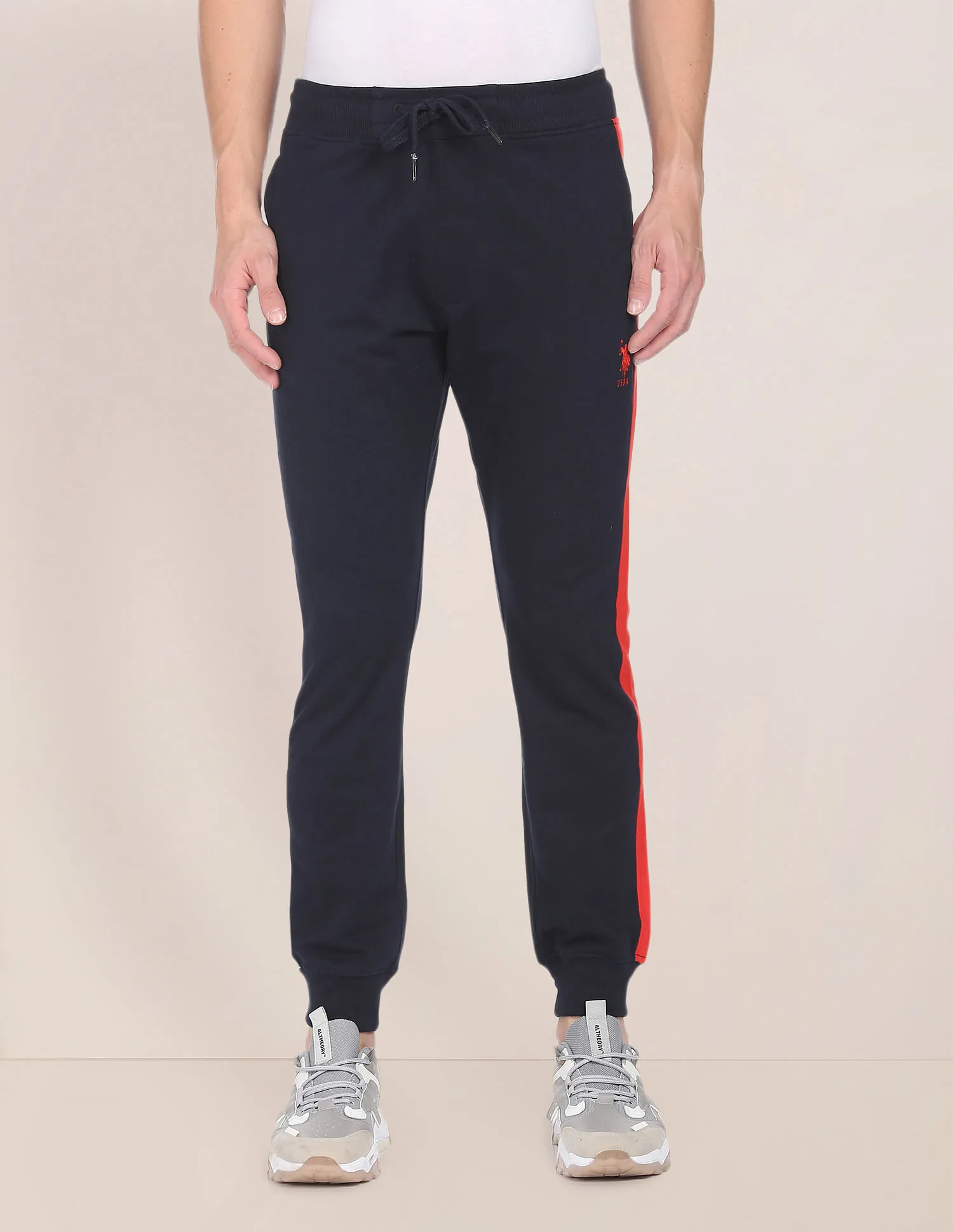 U.S. Polo Assn. Mid Rise Solid Joggers