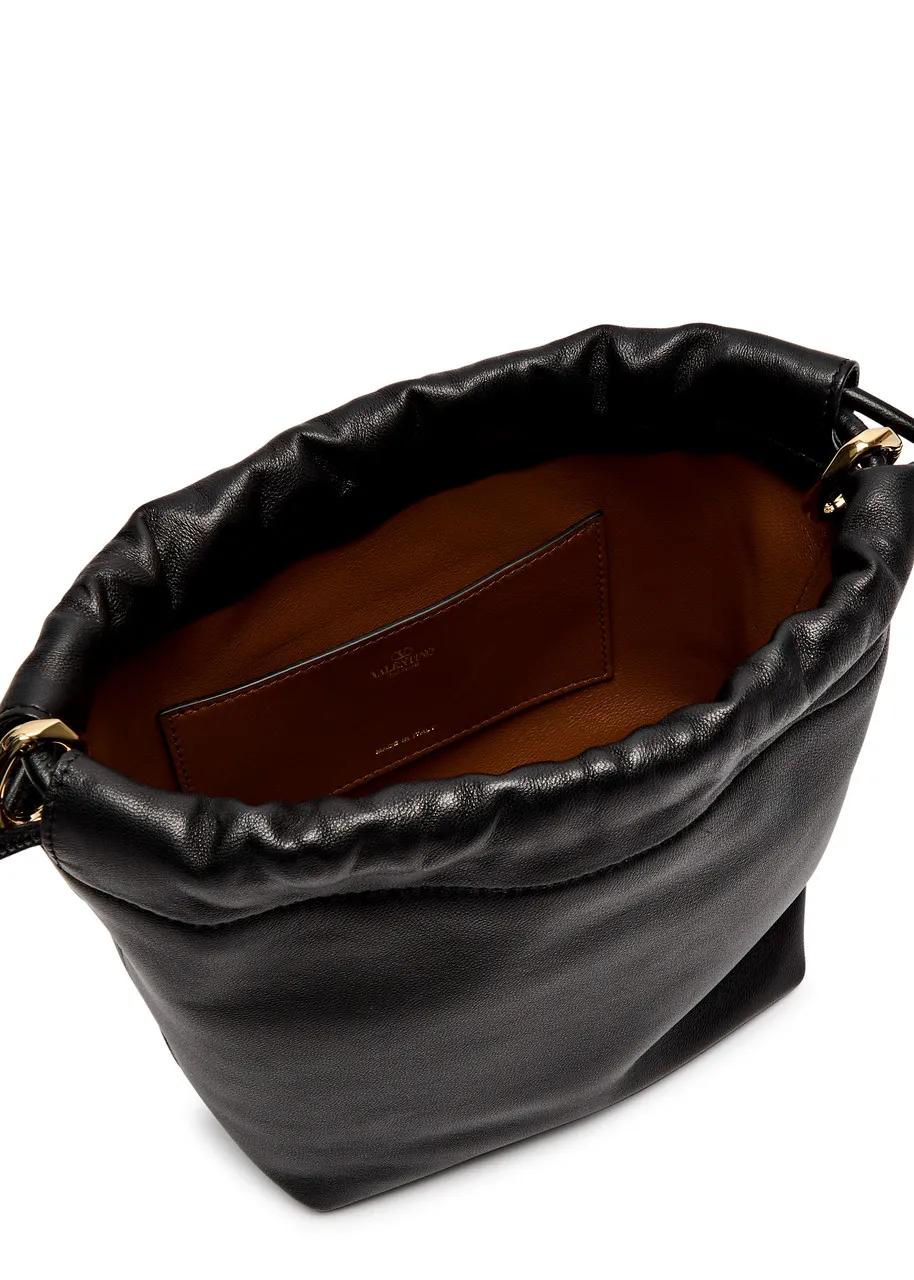 VALENTINO GARAVANI VLogo Pouf mini leather shoulder bag -                         -                     -                