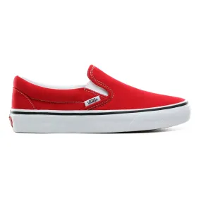 VANS CLASSIC SLIP ON - RACING RED/TRUE WHITE