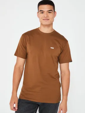 Vans Men's Left Chest Logo T-shirt - Brown