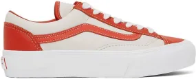 Vans Orange & White Style 36 VLT LX Sneakers