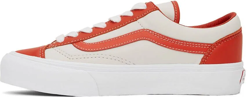 Vans Orange & White Style 36 VLT LX Sneakers