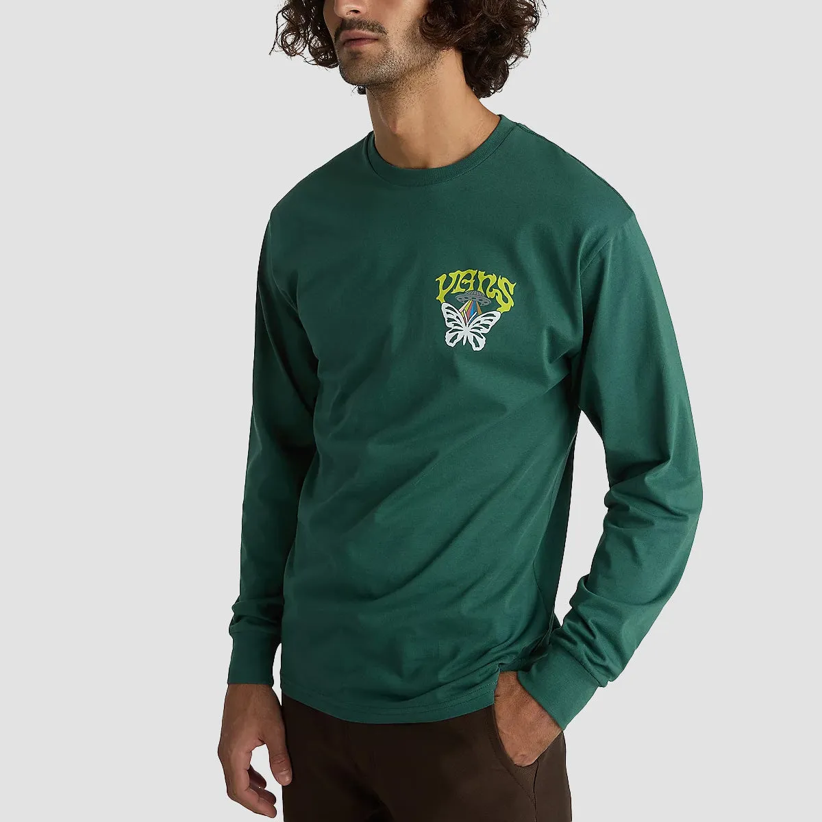 Vans Skull Sauce Longsleeve T-Shirt Bistro Green