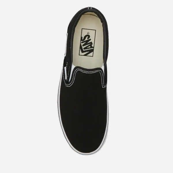 Vans Women's Classic Platform Slip-On Trainers - Black