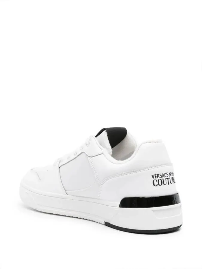 Versace Jeans Couture Starlight logo-print leather sneakers White