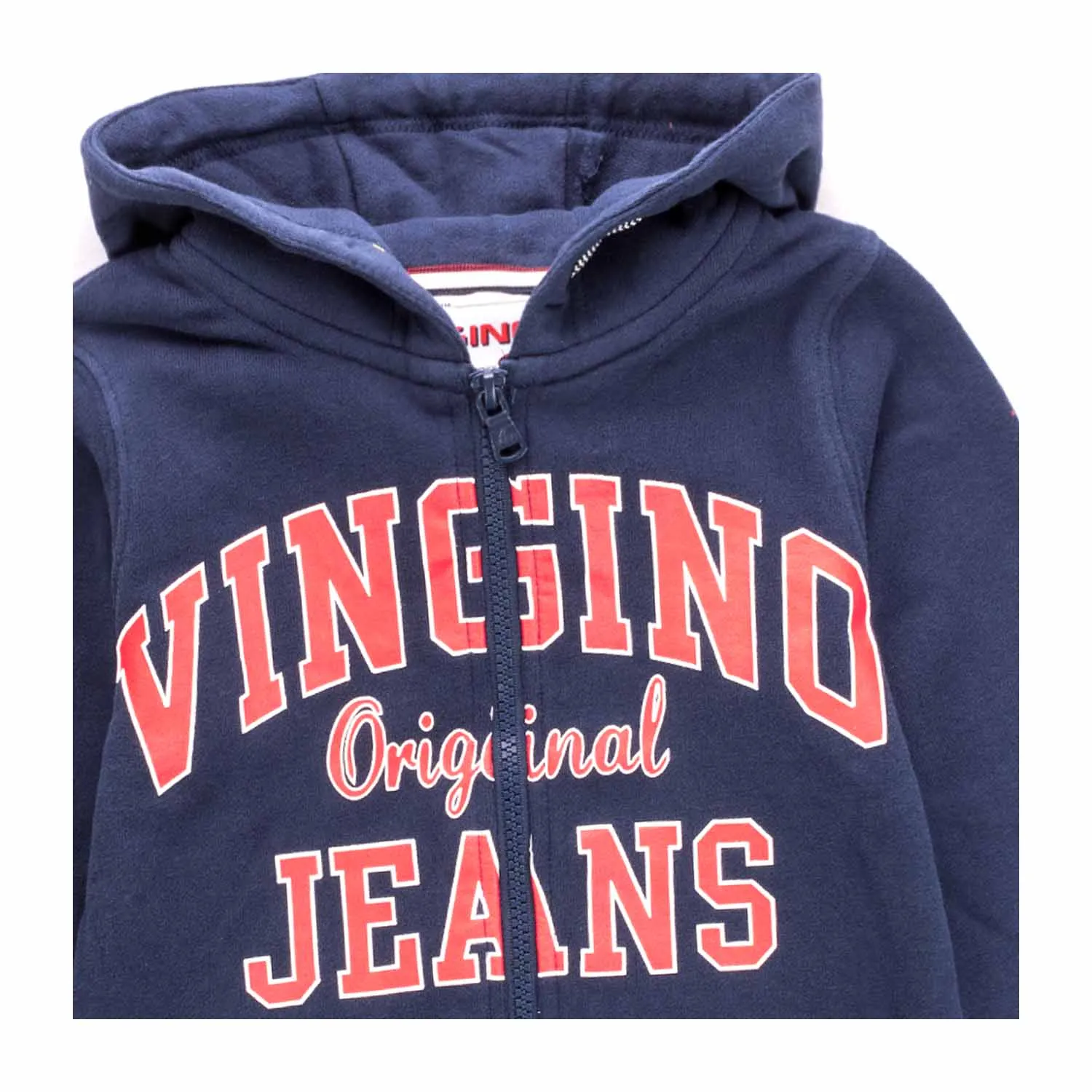 Vingino Blue Zip Up Hoodie For Boys