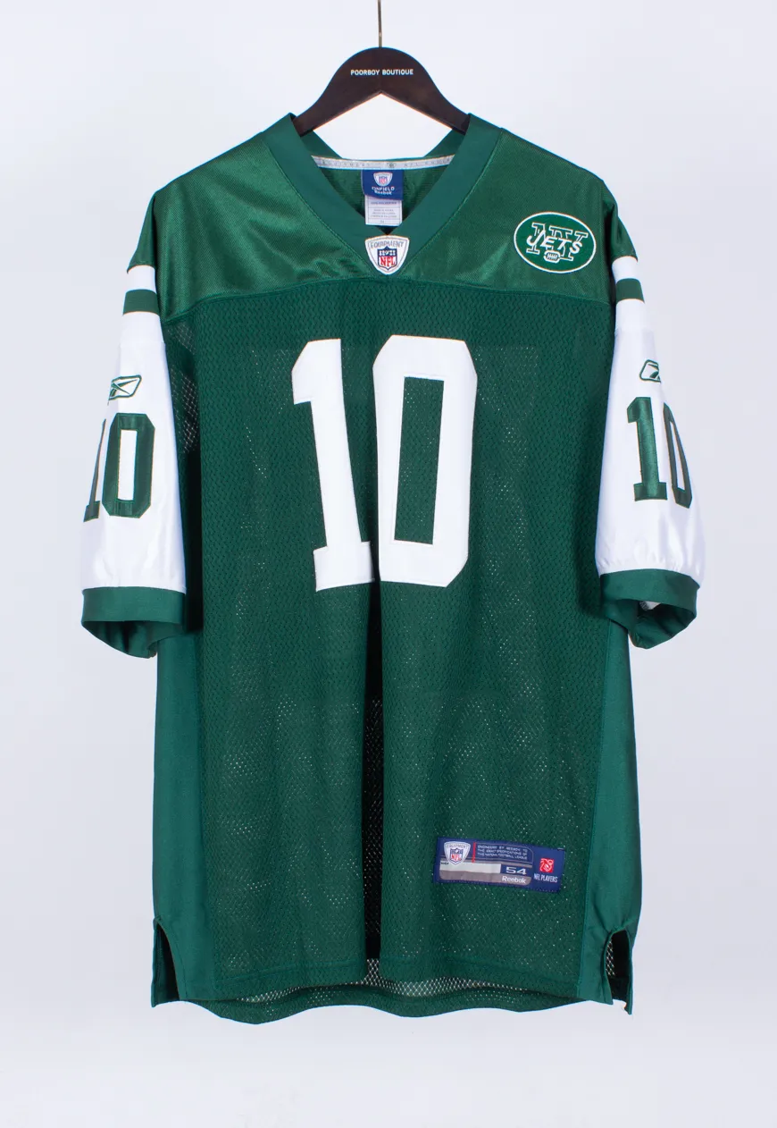 Vintage 90s NFL Reebok Jersey NY Jets #10 | Vintage Clothing Online