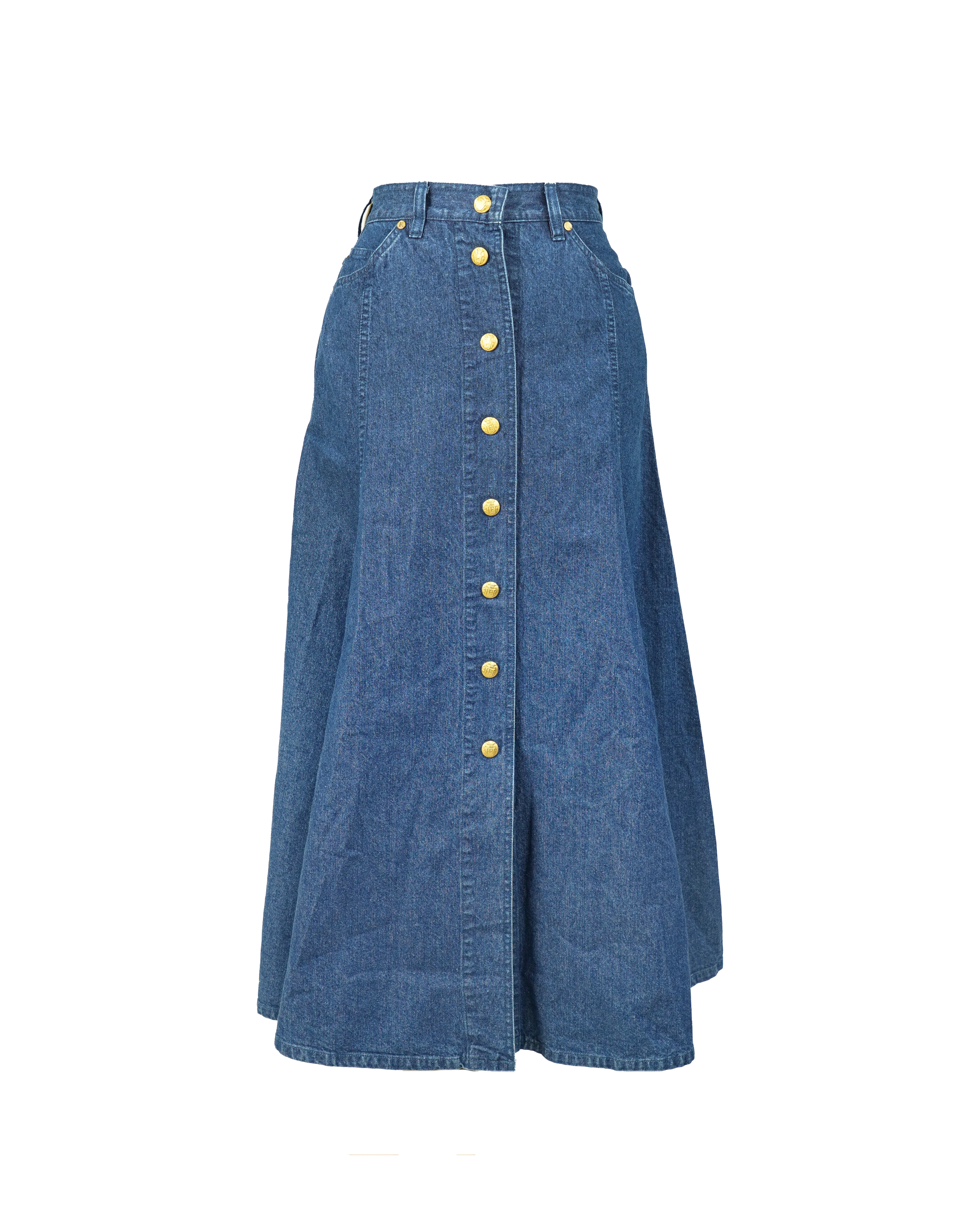 Vintage Escada Denim Skirt