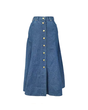 Vintage Escada Denim Skirt