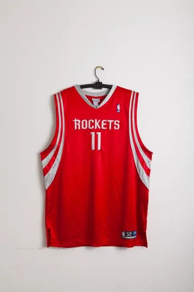 Vintage - Men - Reebok Yao Ming Houston Rockets Basketball Jersey - Red