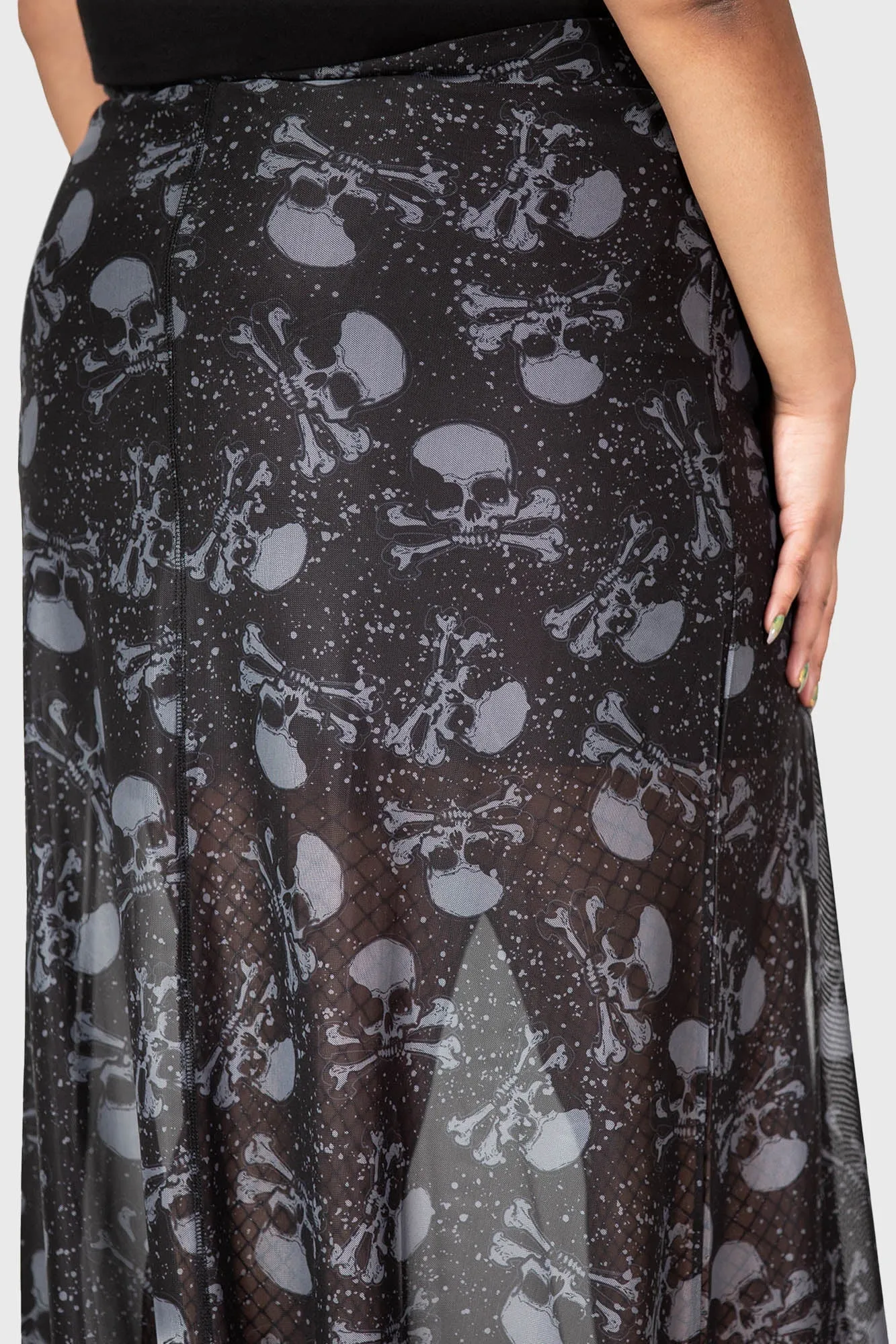 Waxwork Maxi Skirt [PLUS]