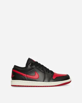 WMNS Air Jordan 1 Low Sneakers Black / Gym Red