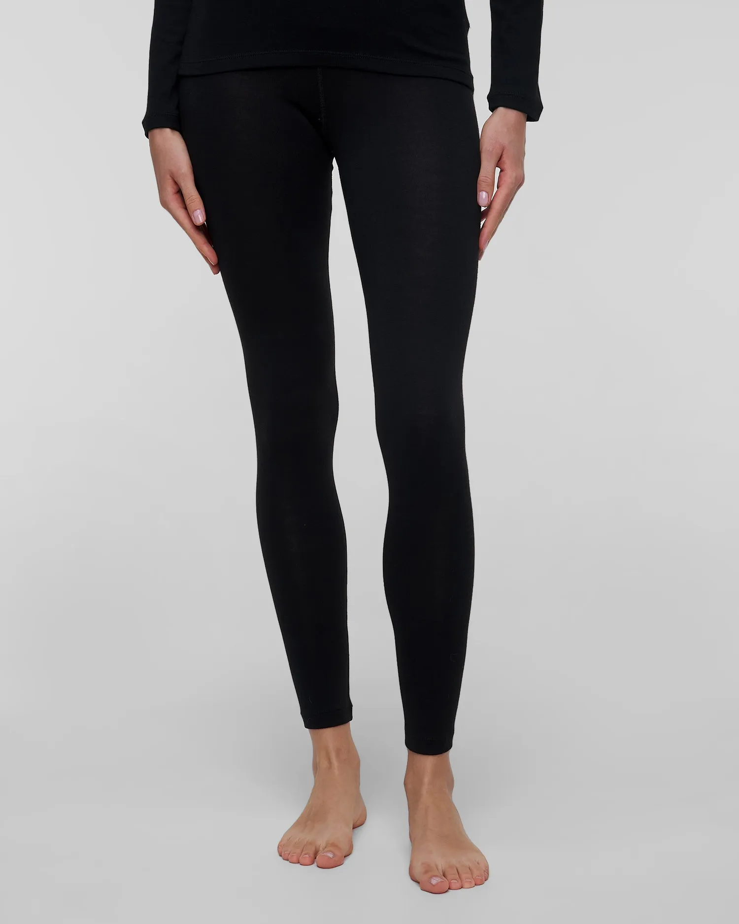 Women's Icebreaker Mer 260 Tech High Rise Thermal Leggings black ib0a5726-1