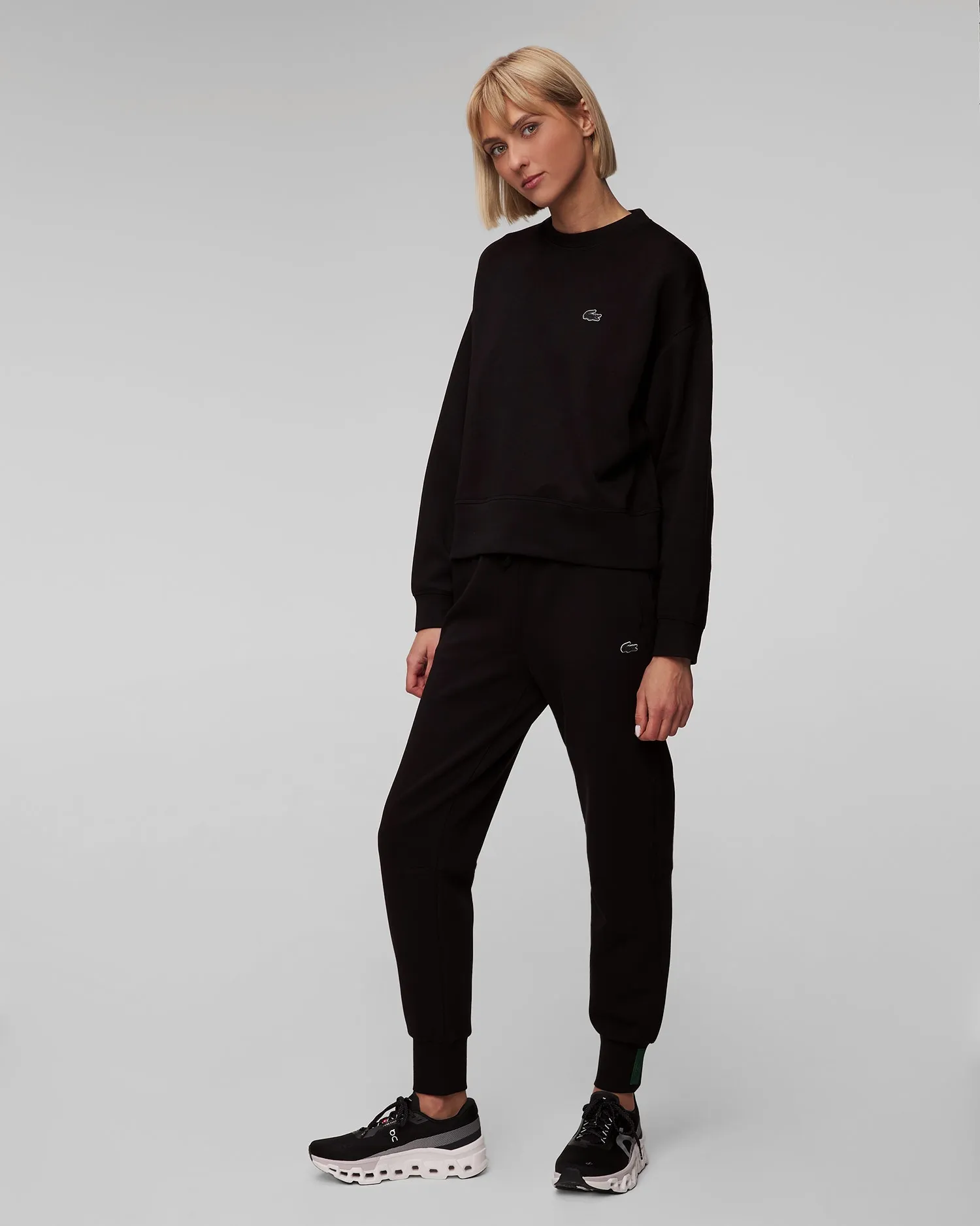 Women’s black Lacoste joggers XF0343 xf0343-31