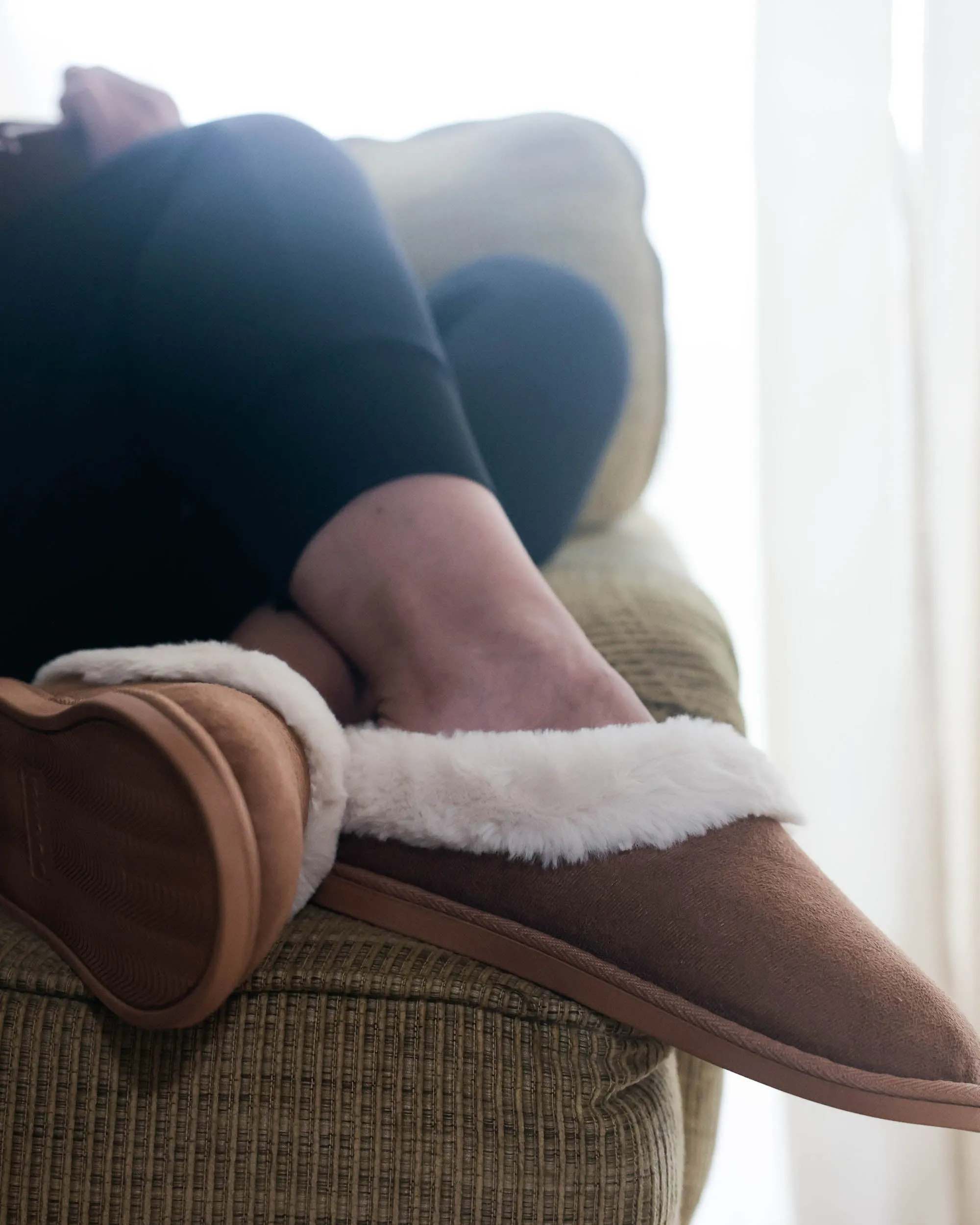 Womens Brek Slipper - Camel