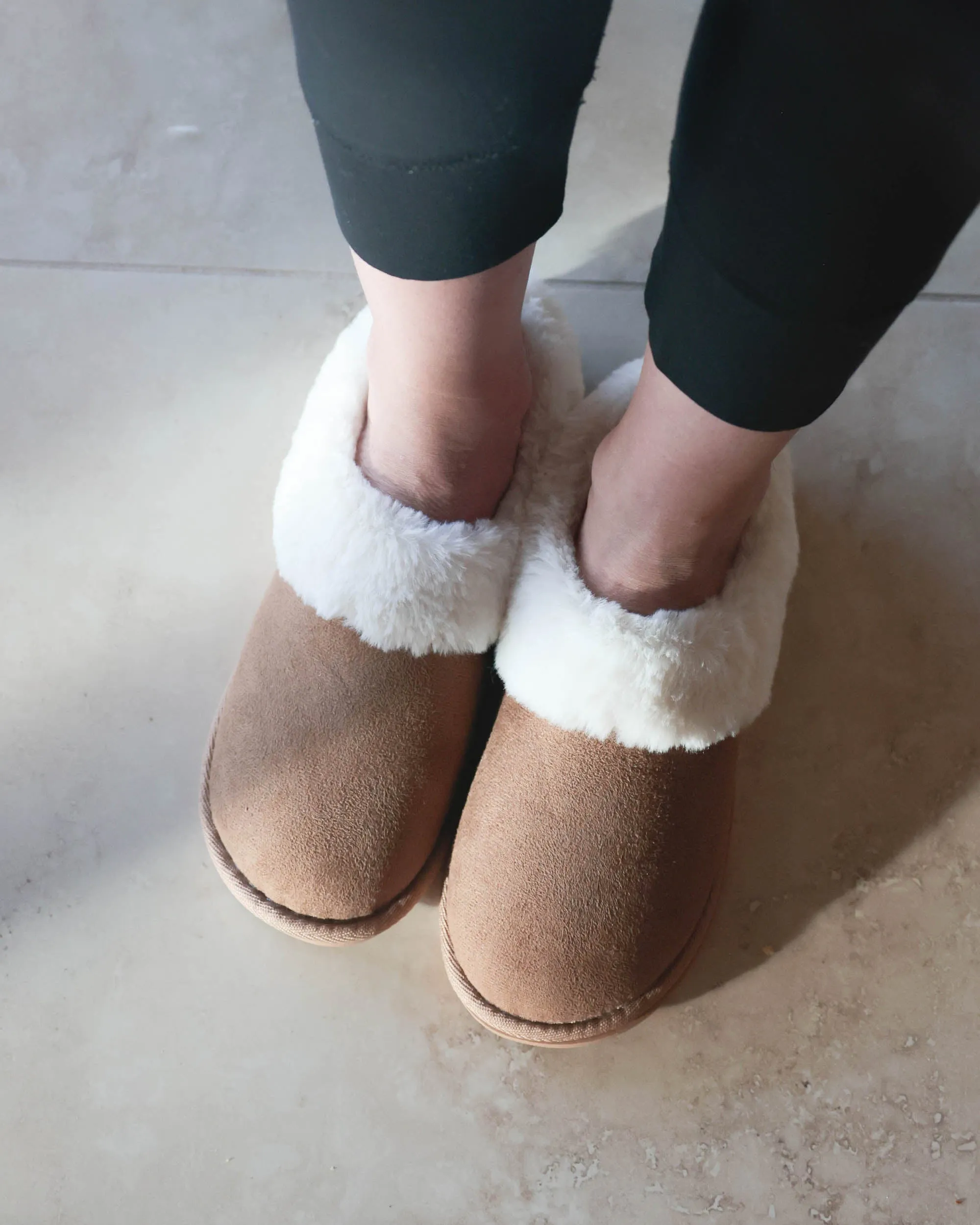 Womens Brek Slipper - Camel