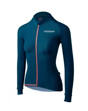 Women's EdW Edition Thermal Long Sleeve Jersey - Nile Blue