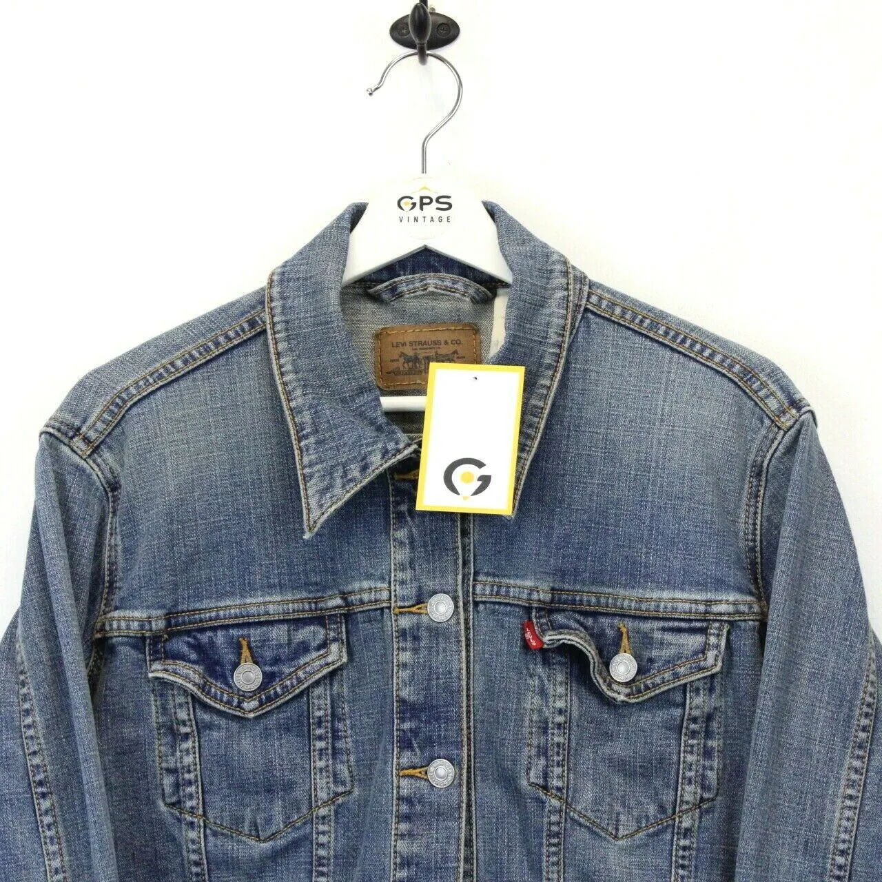 Womens LEVIS Denim Jacket Blue | Large