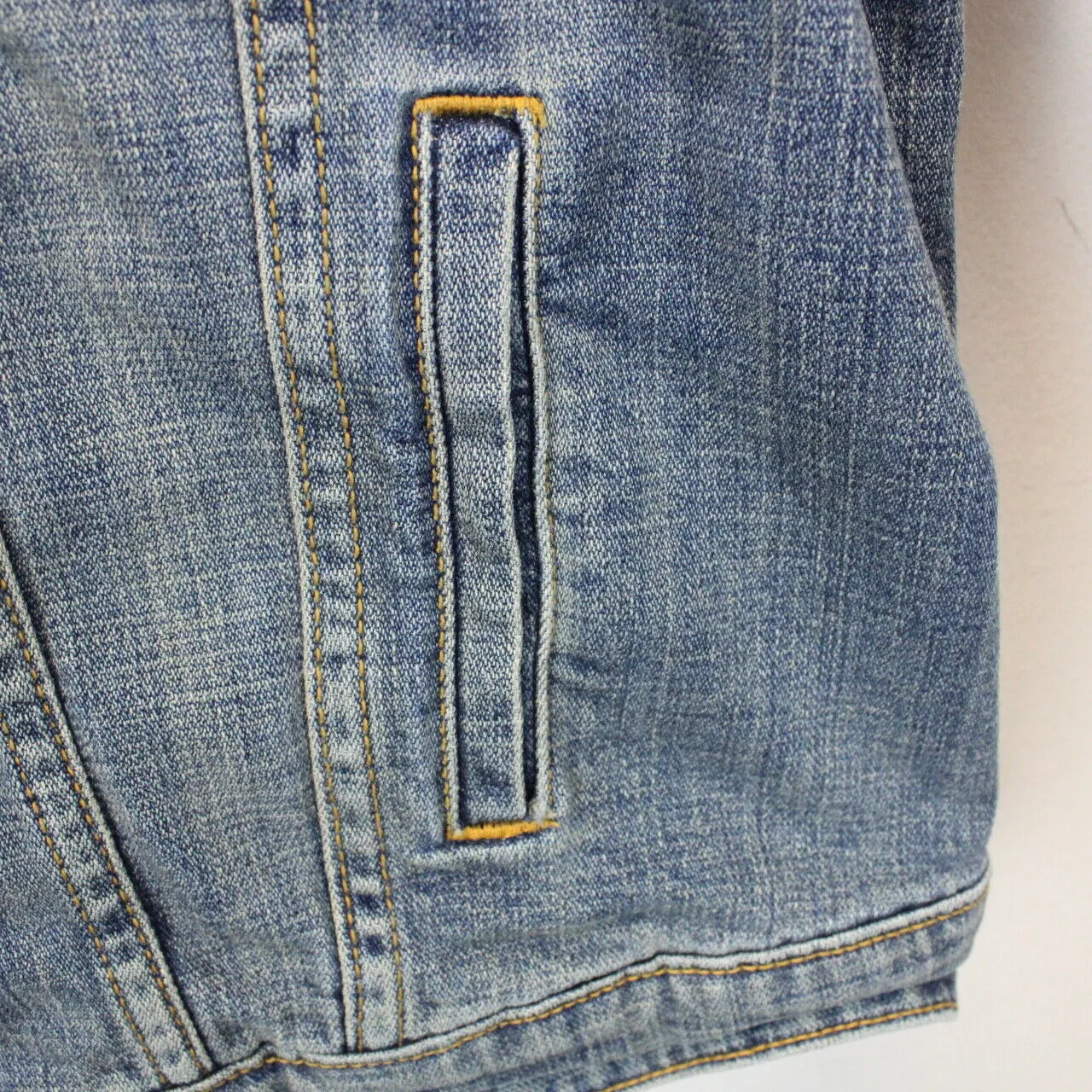 Womens LEVIS Denim Jacket Blue | Large