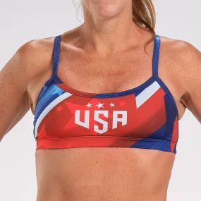 Women's Ltd Swim Bikini Top - USA