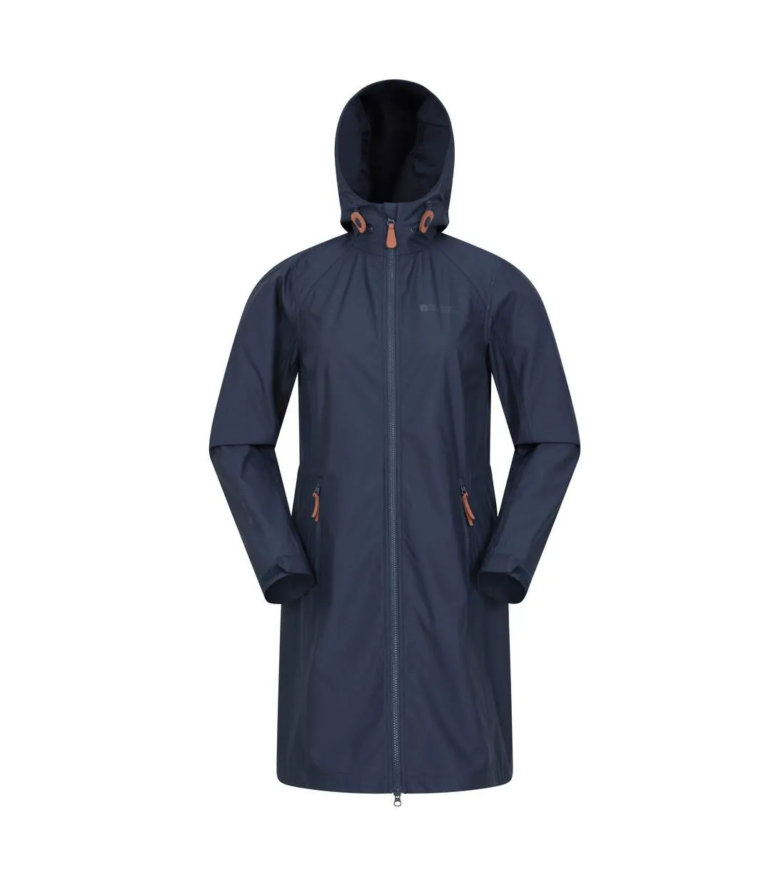 Womens/ladies ioana longline soft shell jacket navy Mountain Warehouse