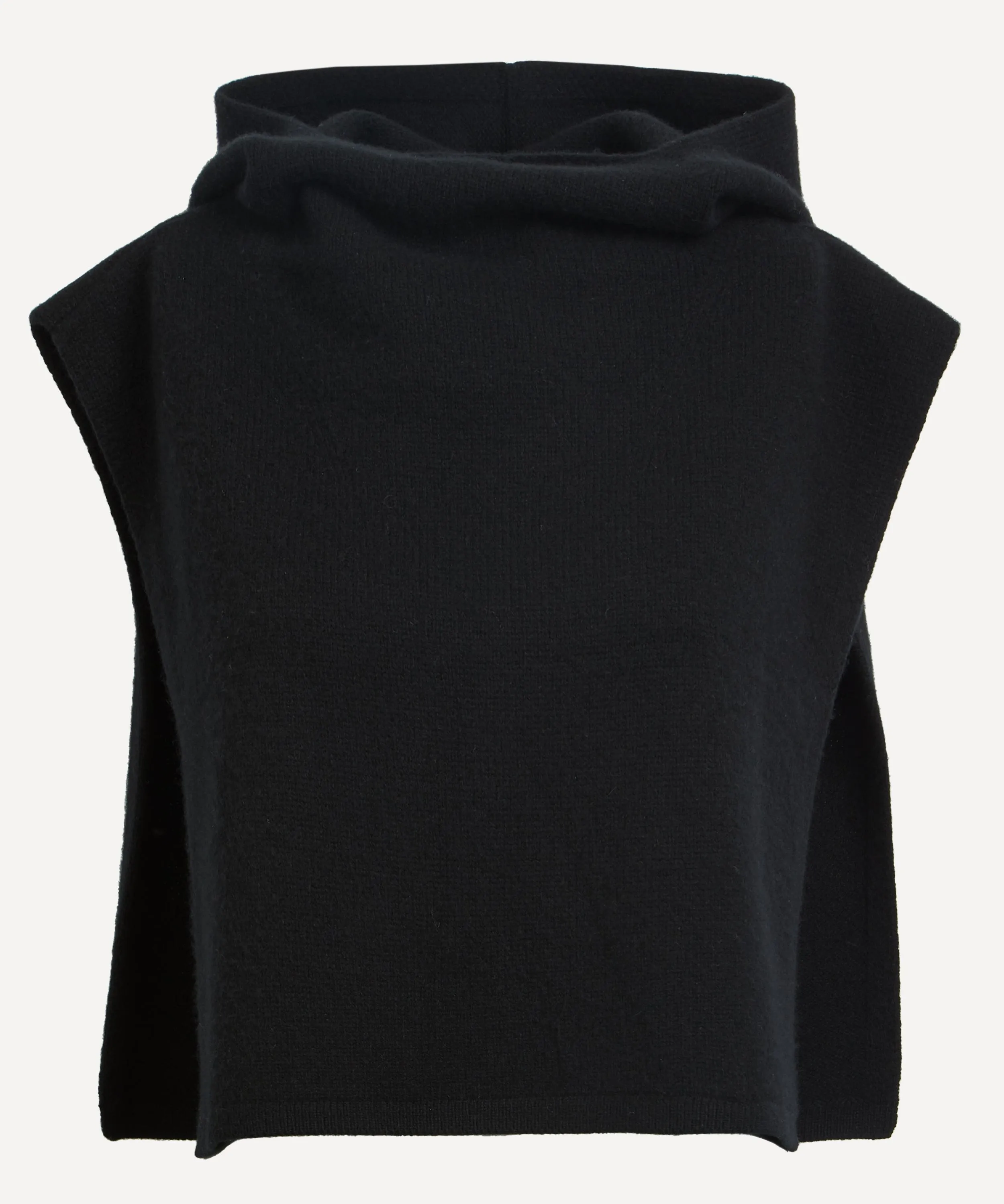 Wool and Cashmere Hoodie Bib