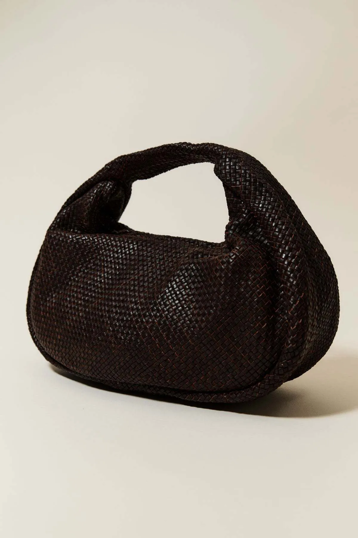 Woven Bon Bon Bag - Chocolate