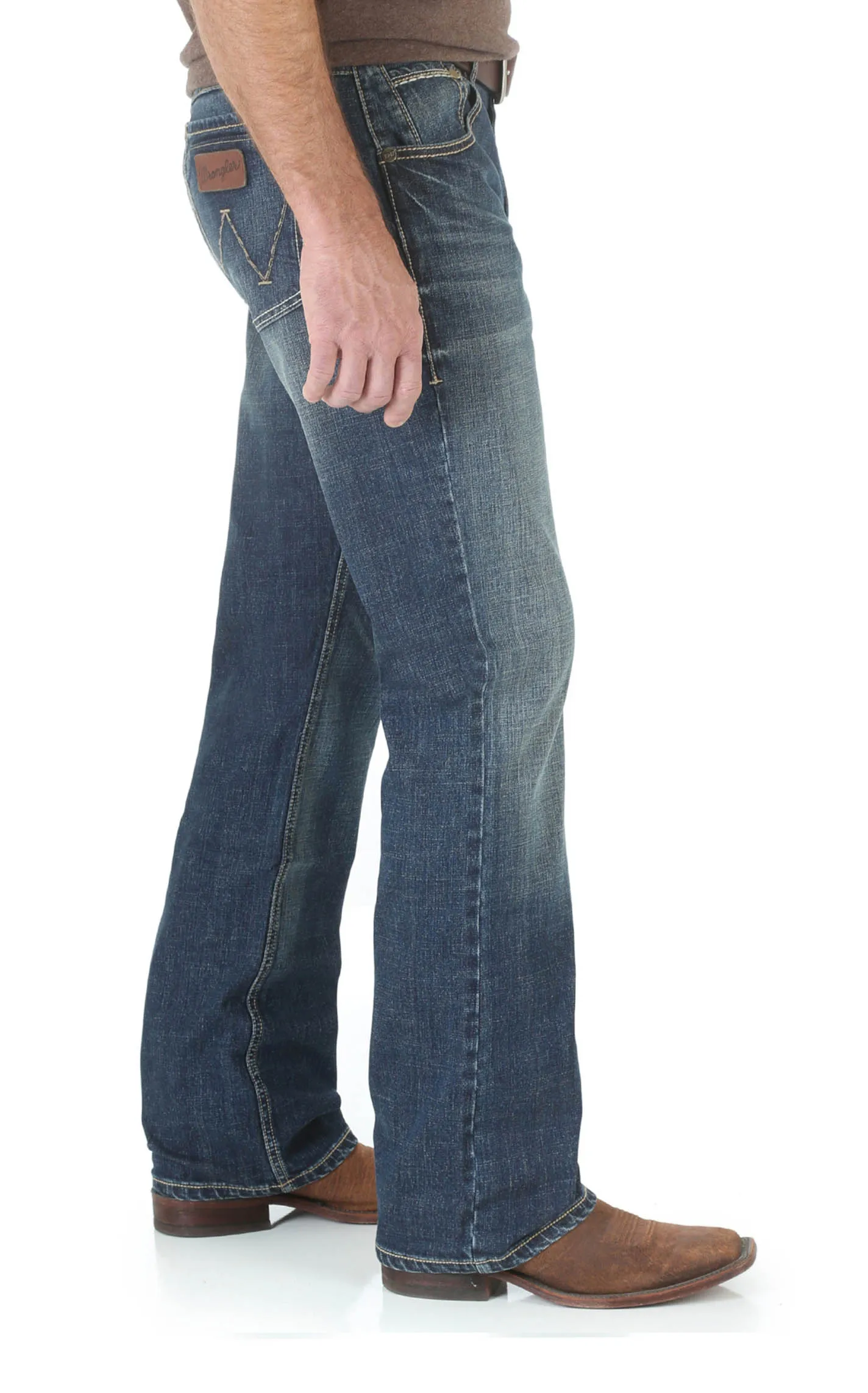 Wrangler Retro Men's Layton Slim Fit Boot Cut Jeans - Tall