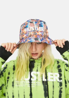 x Hustler Print Original Bucket Hat-