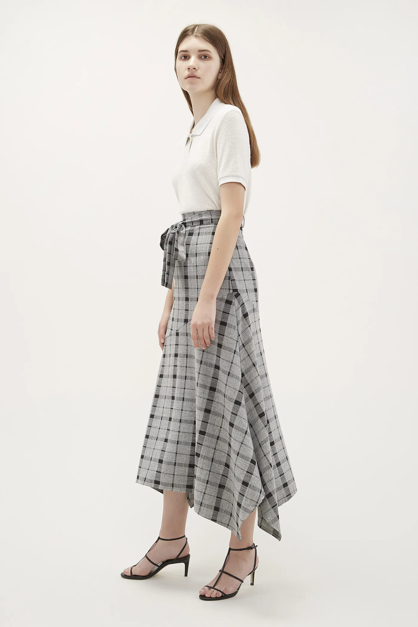 Xara Wave-Hem Skirt 