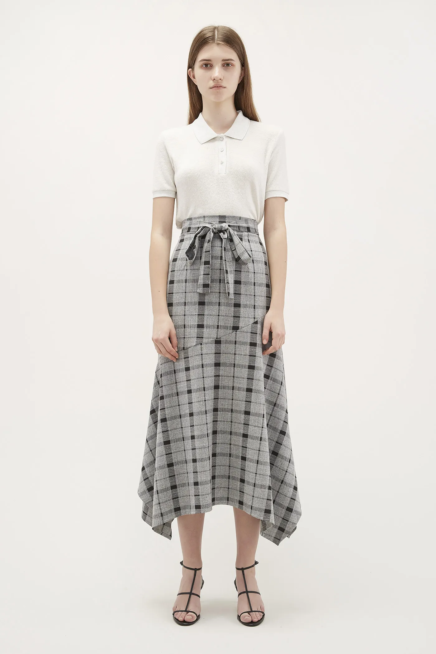 Xara Wave-Hem Skirt 