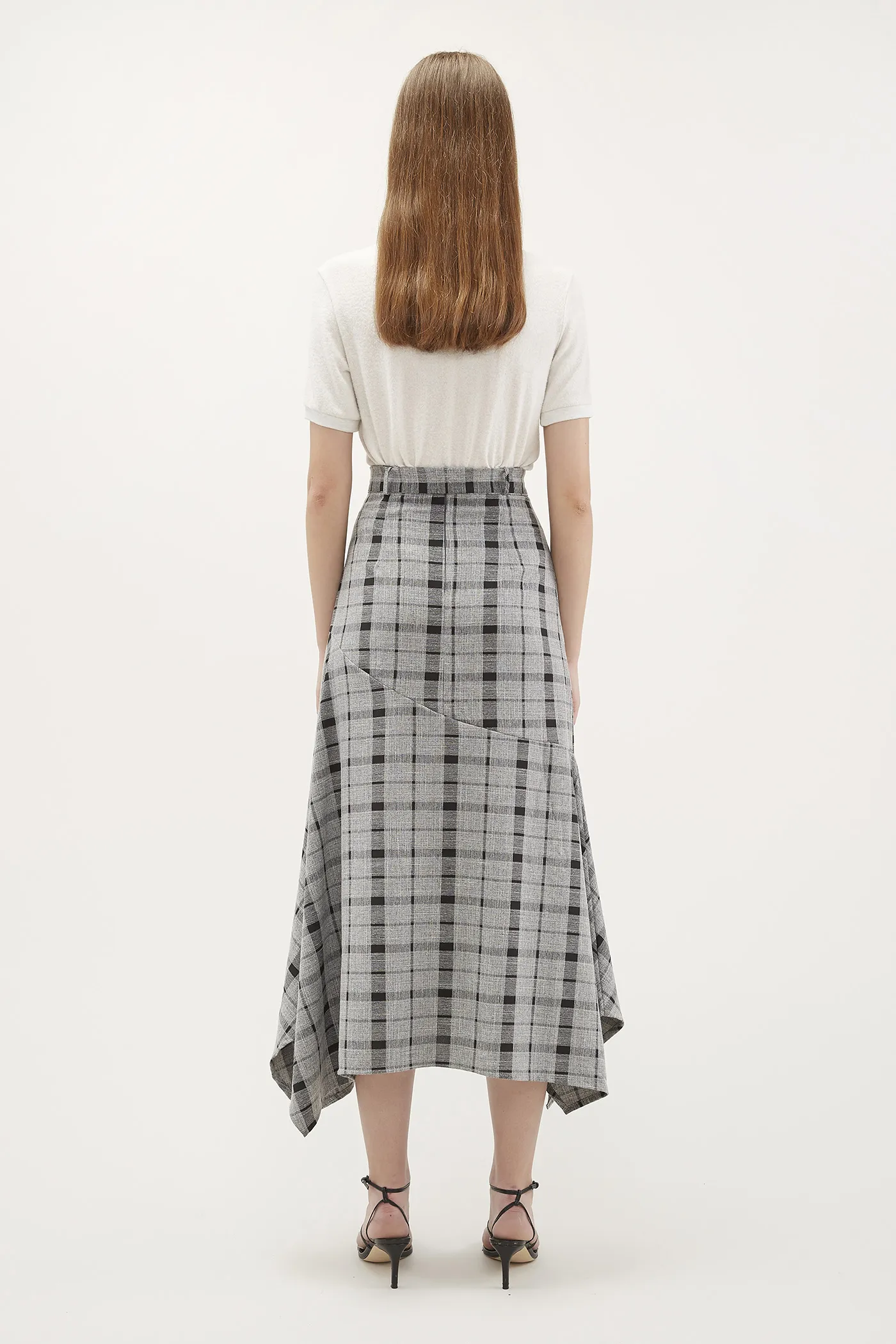 Xara Wave-Hem Skirt 