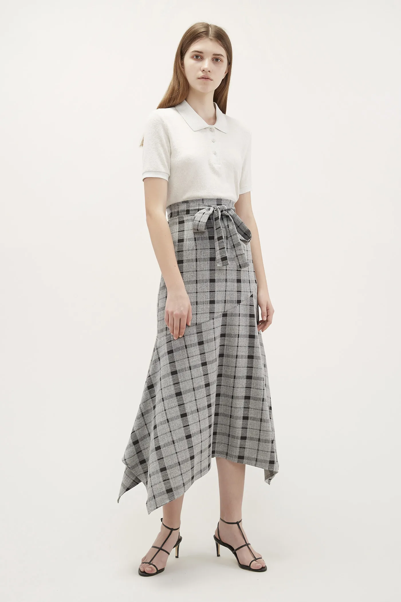 Xara Wave-Hem Skirt 