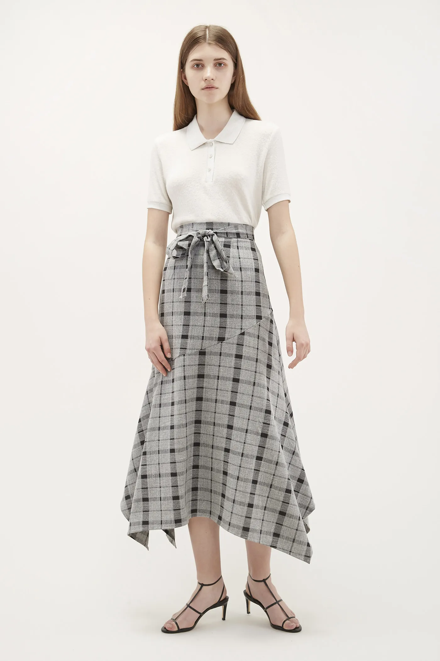 Xara Wave-Hem Skirt 