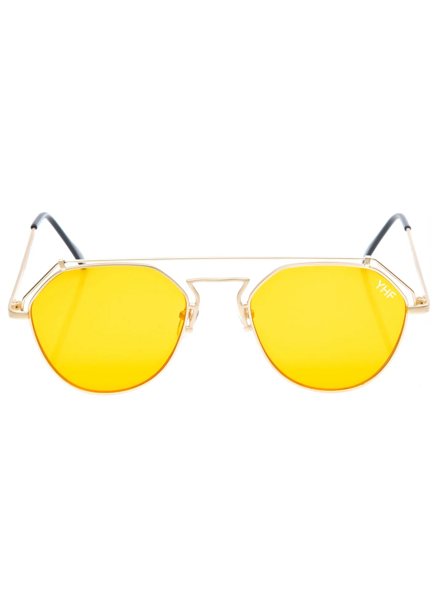 Yellow Stephanie Matte Sunglasses-