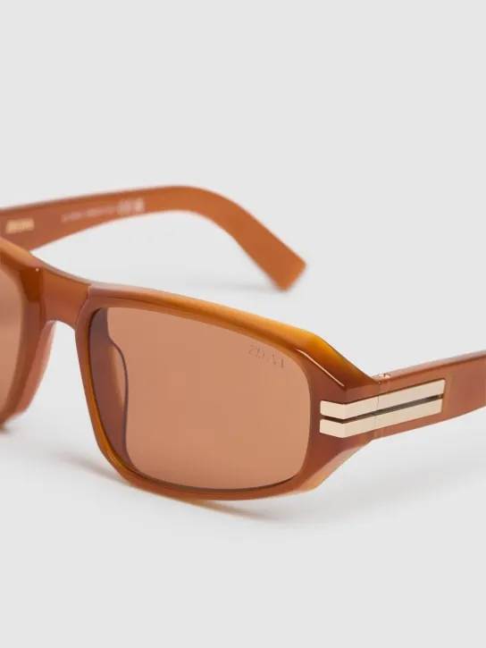 Zegna   Squared sunglasses 