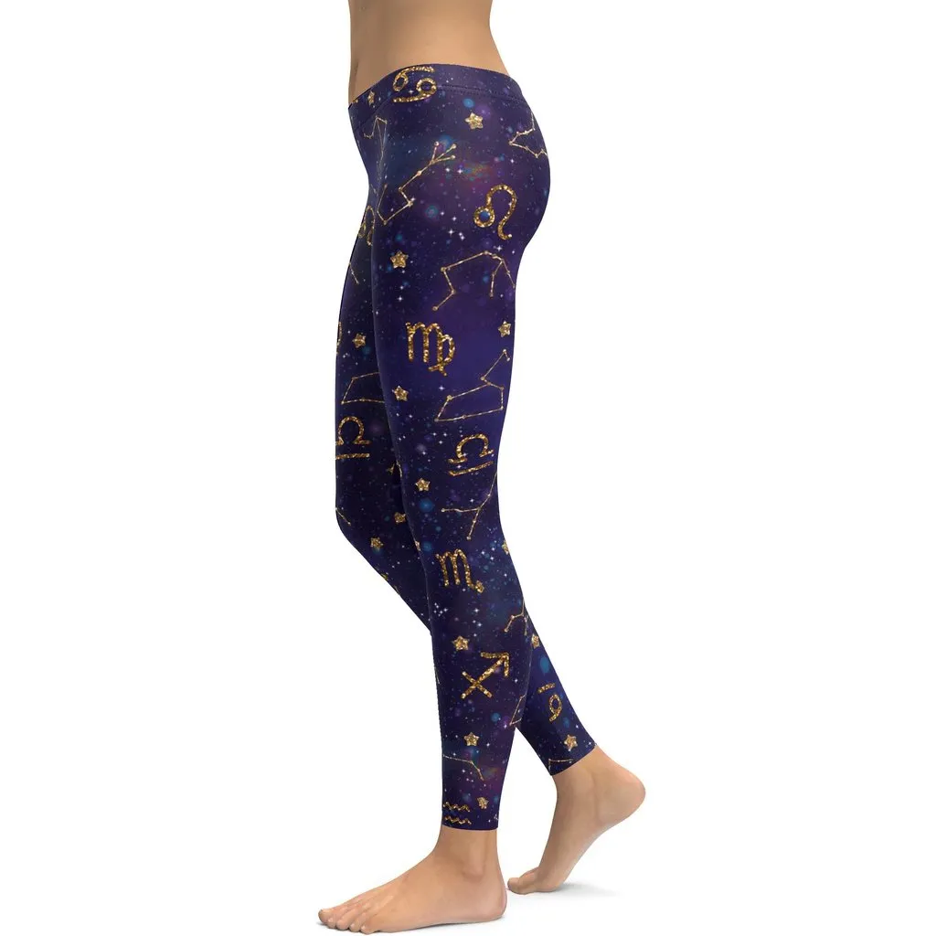 Zodiac Signs Leggings