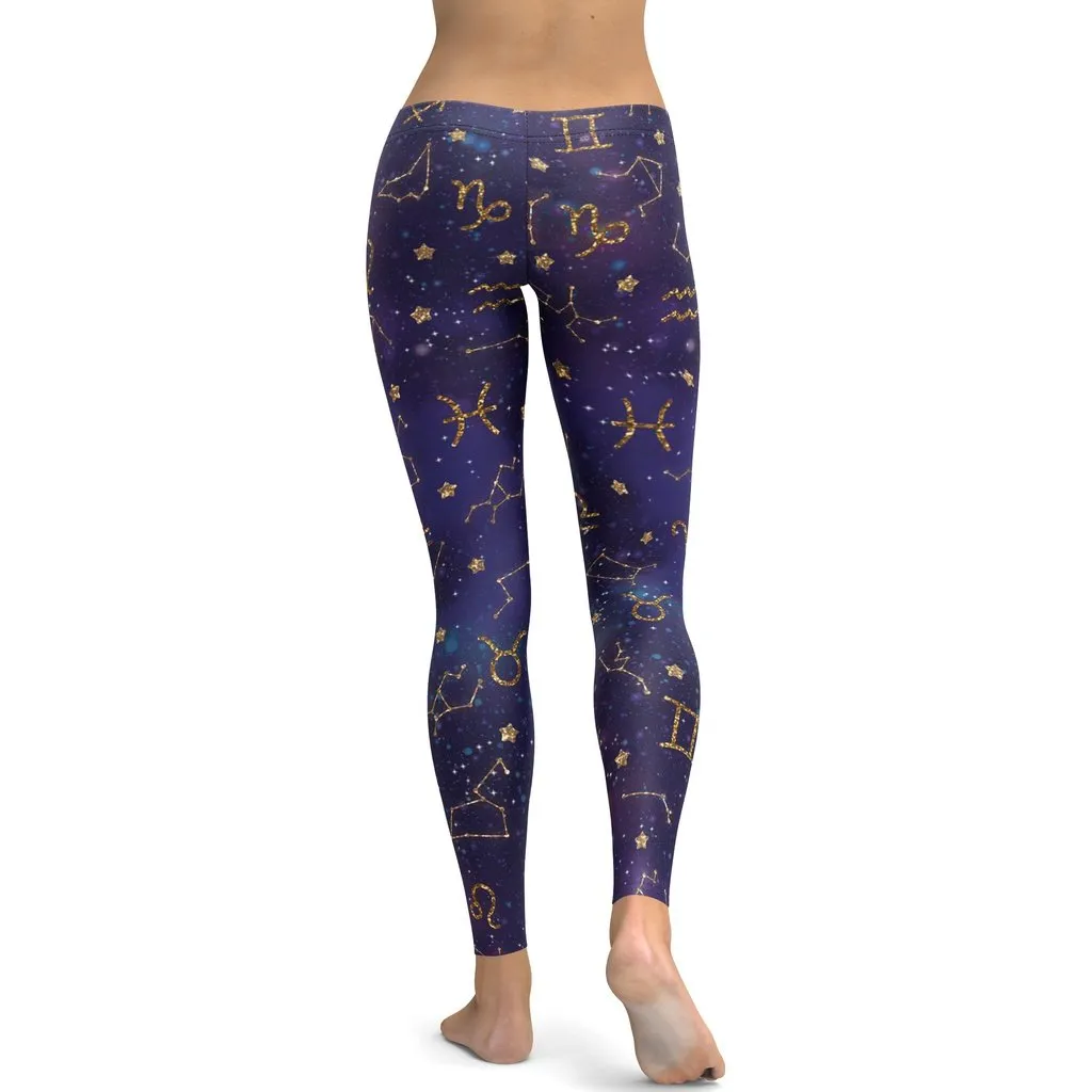 Zodiac Signs Leggings