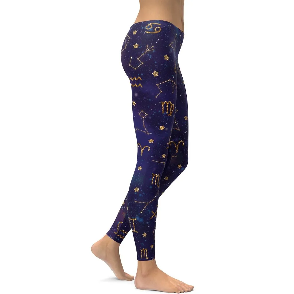 Zodiac Signs Leggings