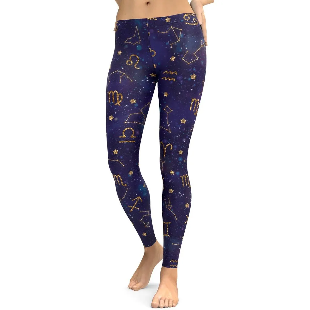 Zodiac Signs Leggings